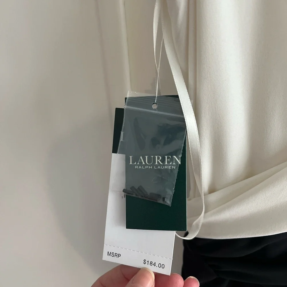 NWT - Ralph Lauren Black & White Evening Dress - Picture 4 of 9